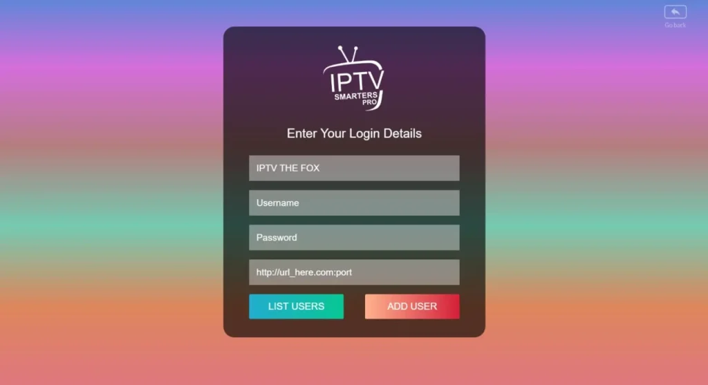 How to Install IPTV on Windows & Mac Laptops - (Step-by-Step) 2025 4 Enter Your Login Details in your IPTV SMARTERS PRO