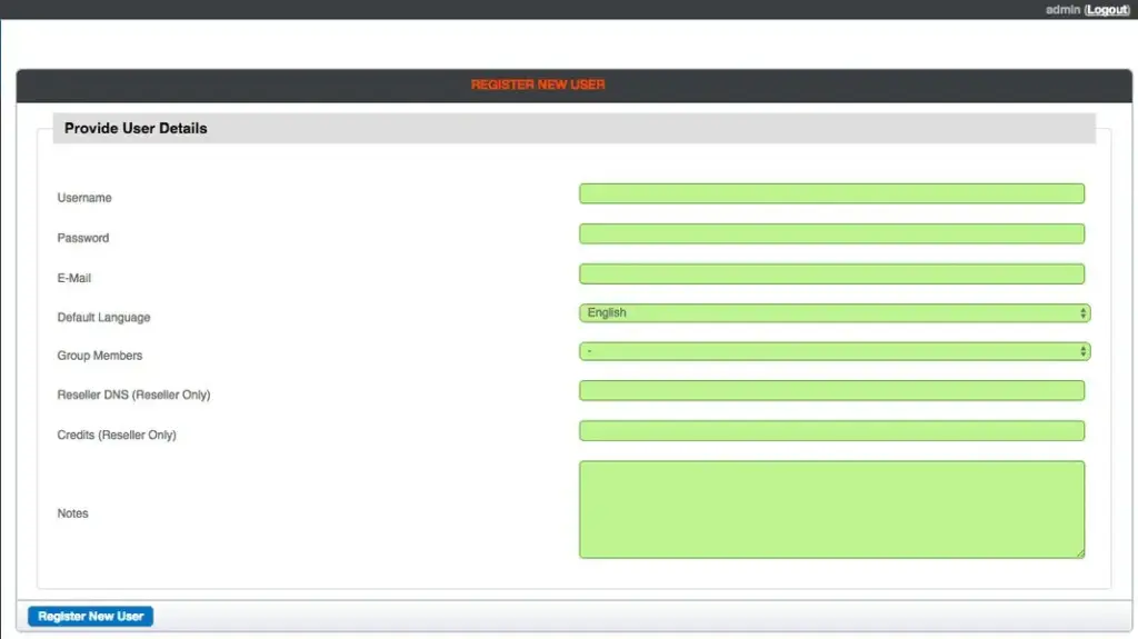 Xtream Codes panel